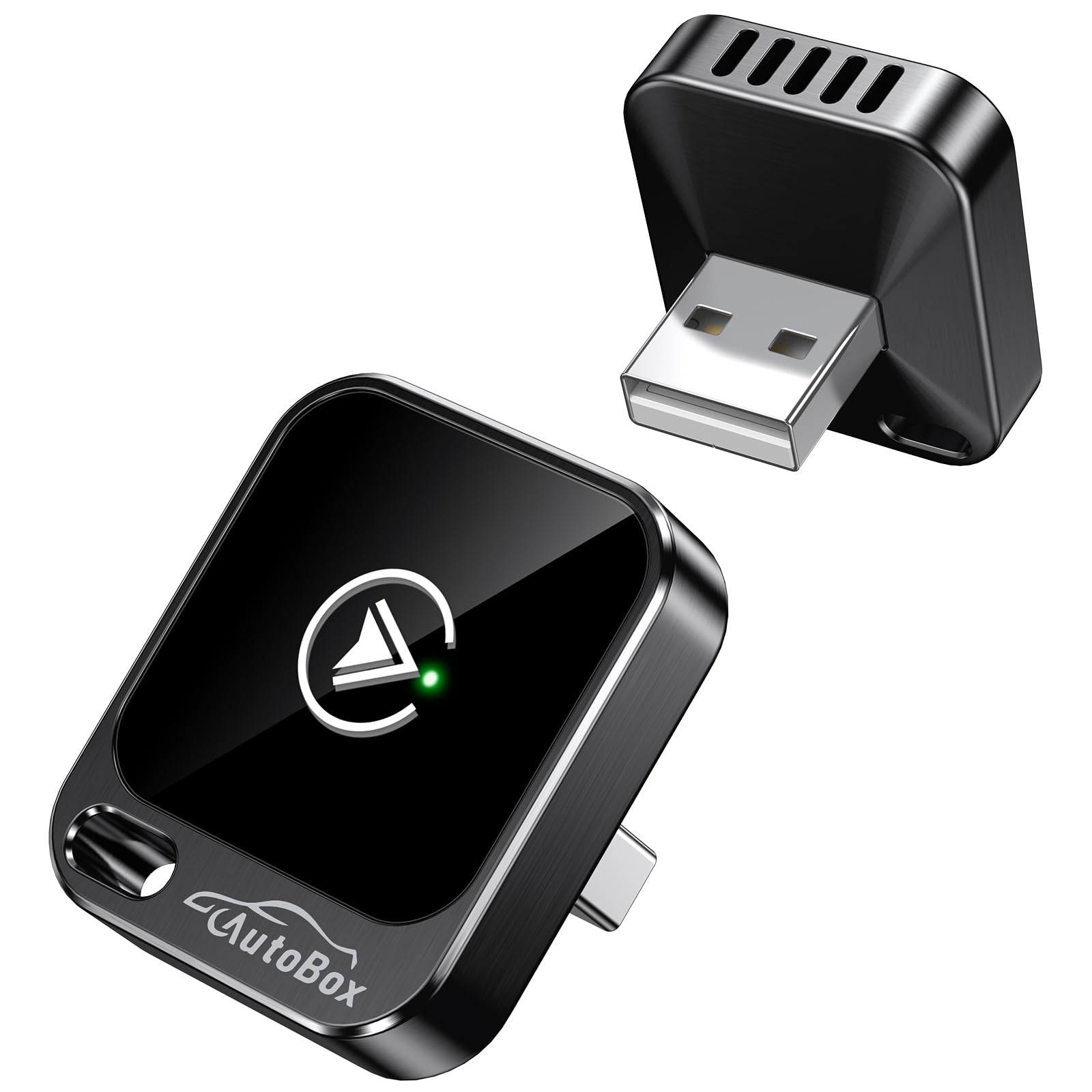 Beamlit 2-in-1 Wireless CarPlay & Android Auto Adapter, 2026 Upgraded Mini Zero-Lag Dongle Converts Wired to Wireless Car Play/Android Auto, Fast Stable Connection Plug & Play(Meteorite Black)