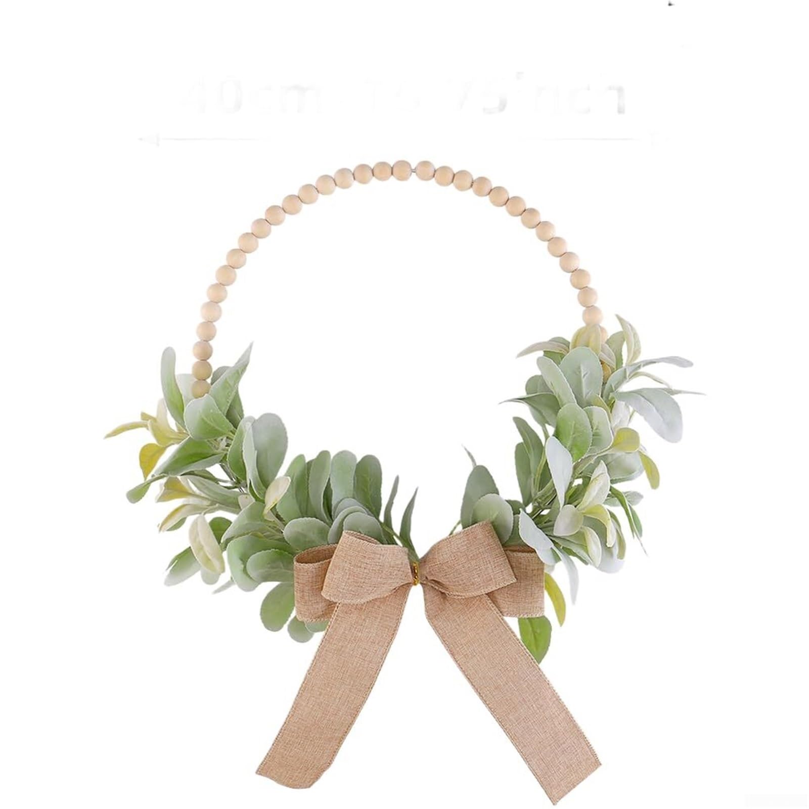 WYLFYJP Artificial Autumn Wreath With Silk Maple Leaves And - Rustic Home