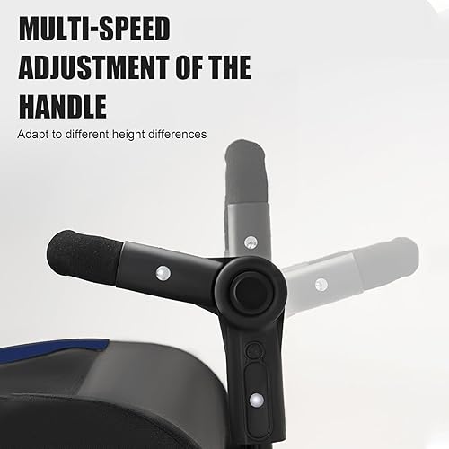 Miniatura 5 de Cochecito de perro para perros grandes, cochecito plegable para perros grandes de hasta 220 libras, cochecito de perro con ruedas todo terreno para