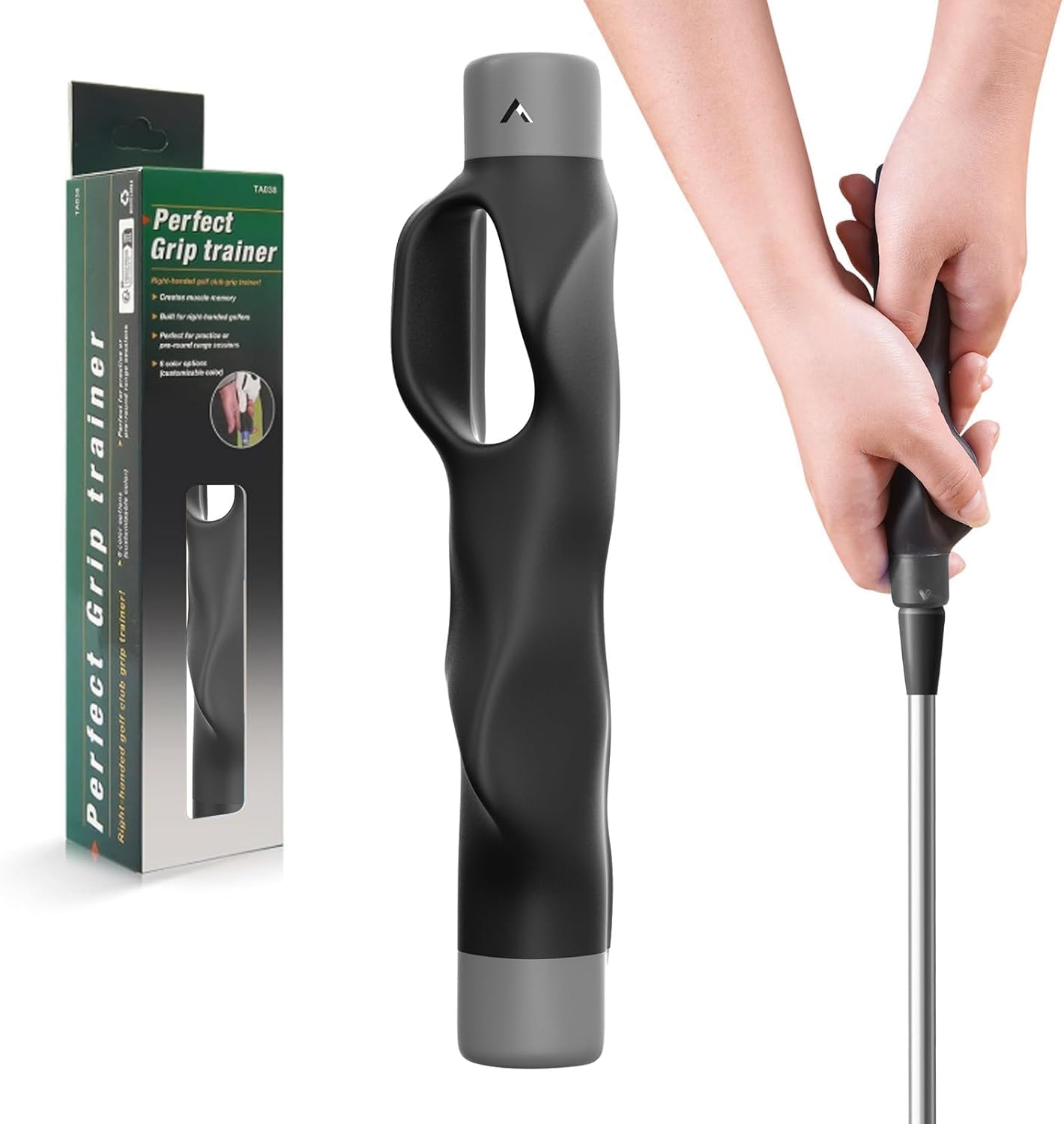 Golf Grip Trainer Grip Trainer Golf Training Equipment Golf Grip Trainer Right Hand Golf Training Aid to Help