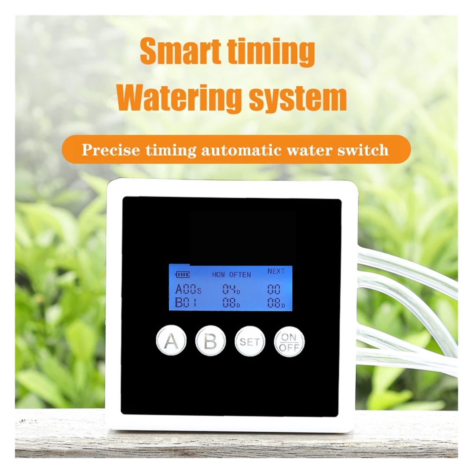 Inteligentna podwójna pompa nawadniania kropelkowego pompa wodna Timer System rośliny ogrodowe automatyczny kontroler nawadniania urządzenie do podlewania(20pot Watering kits)