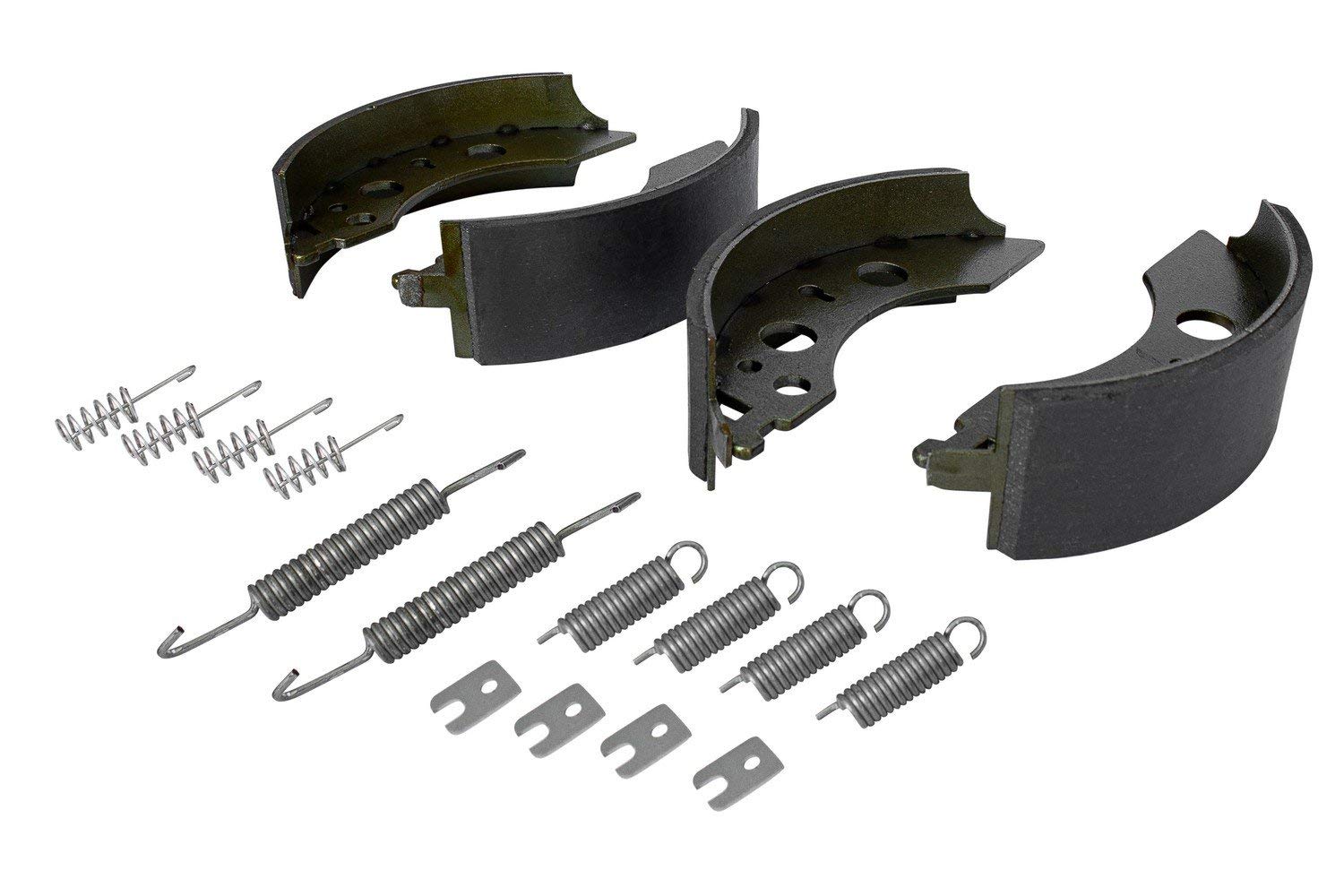 KAMPOL Automotive Jeu de Mâchoires de Frein 200x50 pour Essieu Remorque AL-KO 2050/2051, Kit Complet pour Tambour de Frein de PTAC 1050 kg à 1500 kg, Fabriqué en Pologne