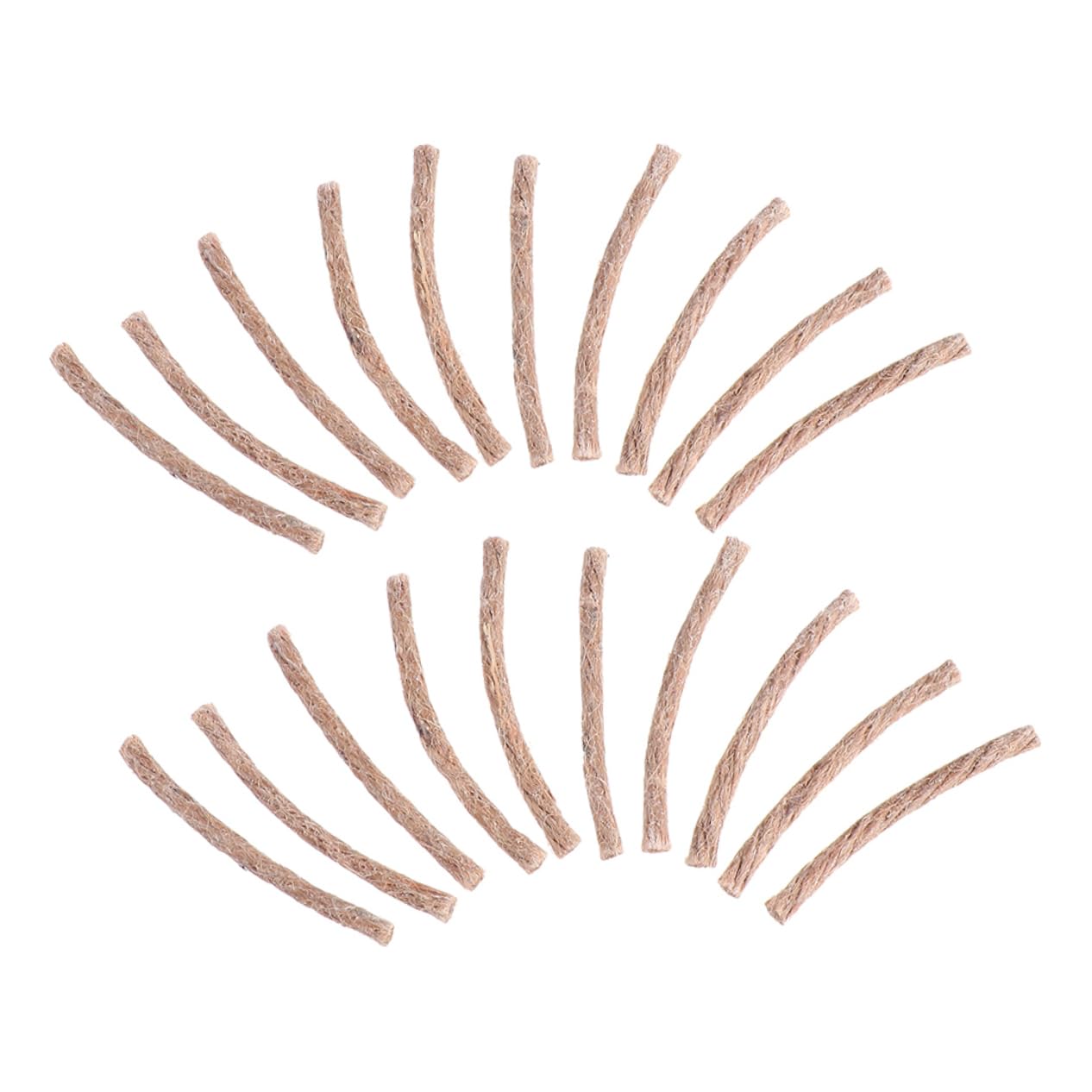 Toddmomy Rope Fire Starter 20pcs Fire Starter Rope Practical Tool for Hiking Camping Emergency