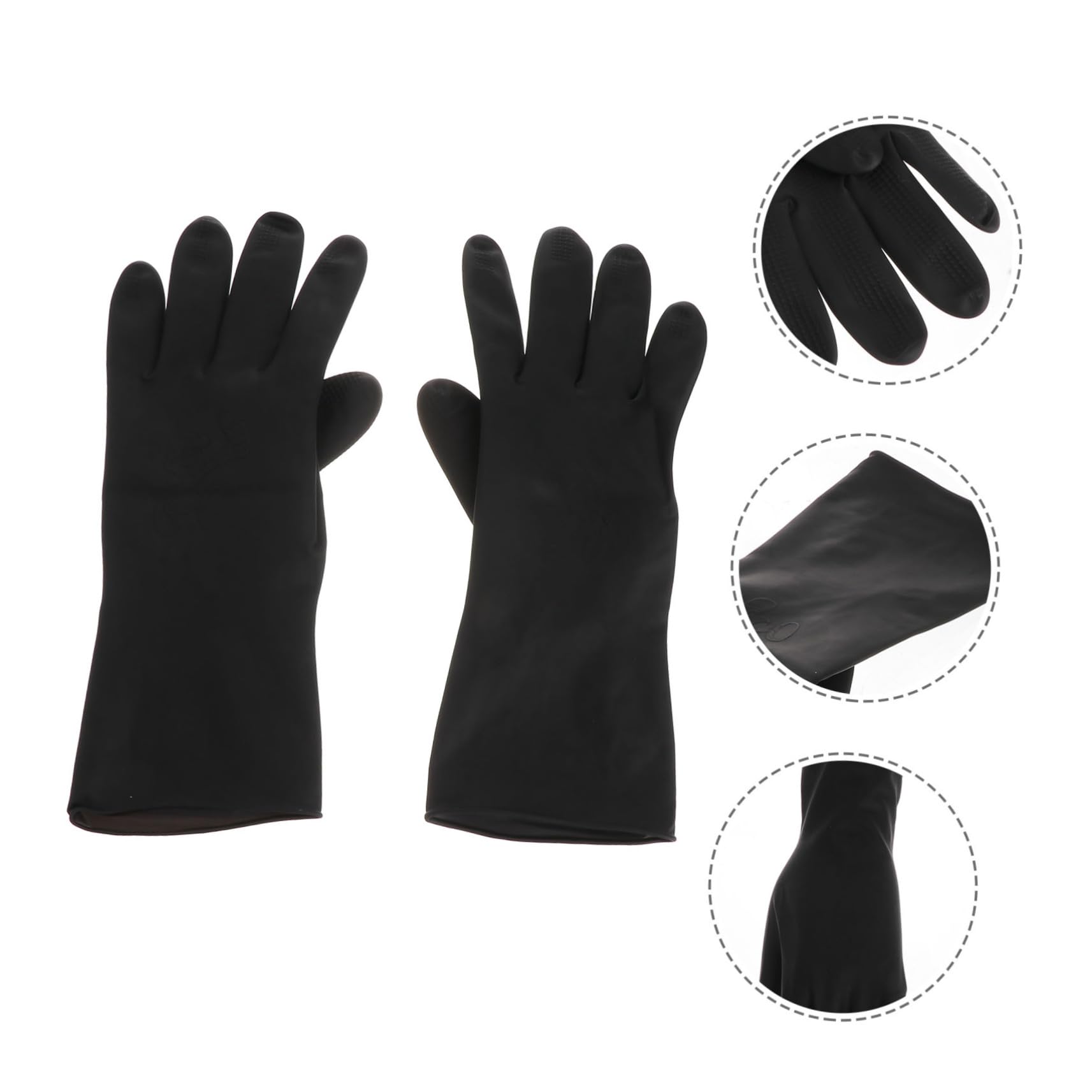 Beavorty Men's Women's Waterproof Gloves Hair Coloring Gloves Anti-slip Grip for Hair Dye Shampoo