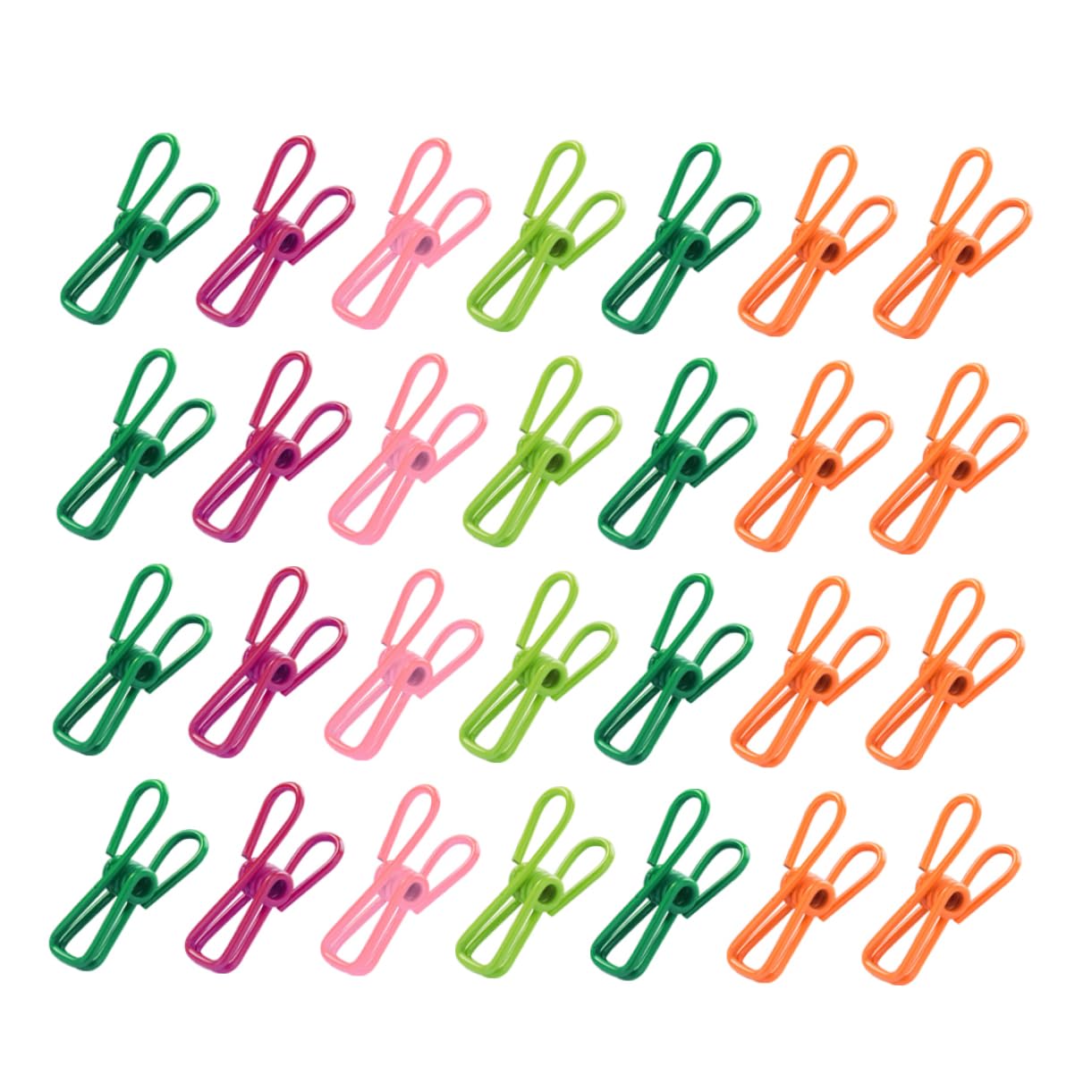 Luxshiny Mollette Colorate Colore Casuale Molla Resistente per Bucato 70 Pezzi in Plastica e Metallo Bordi Lisci Antiscivolo per Asciugamani e Calzini