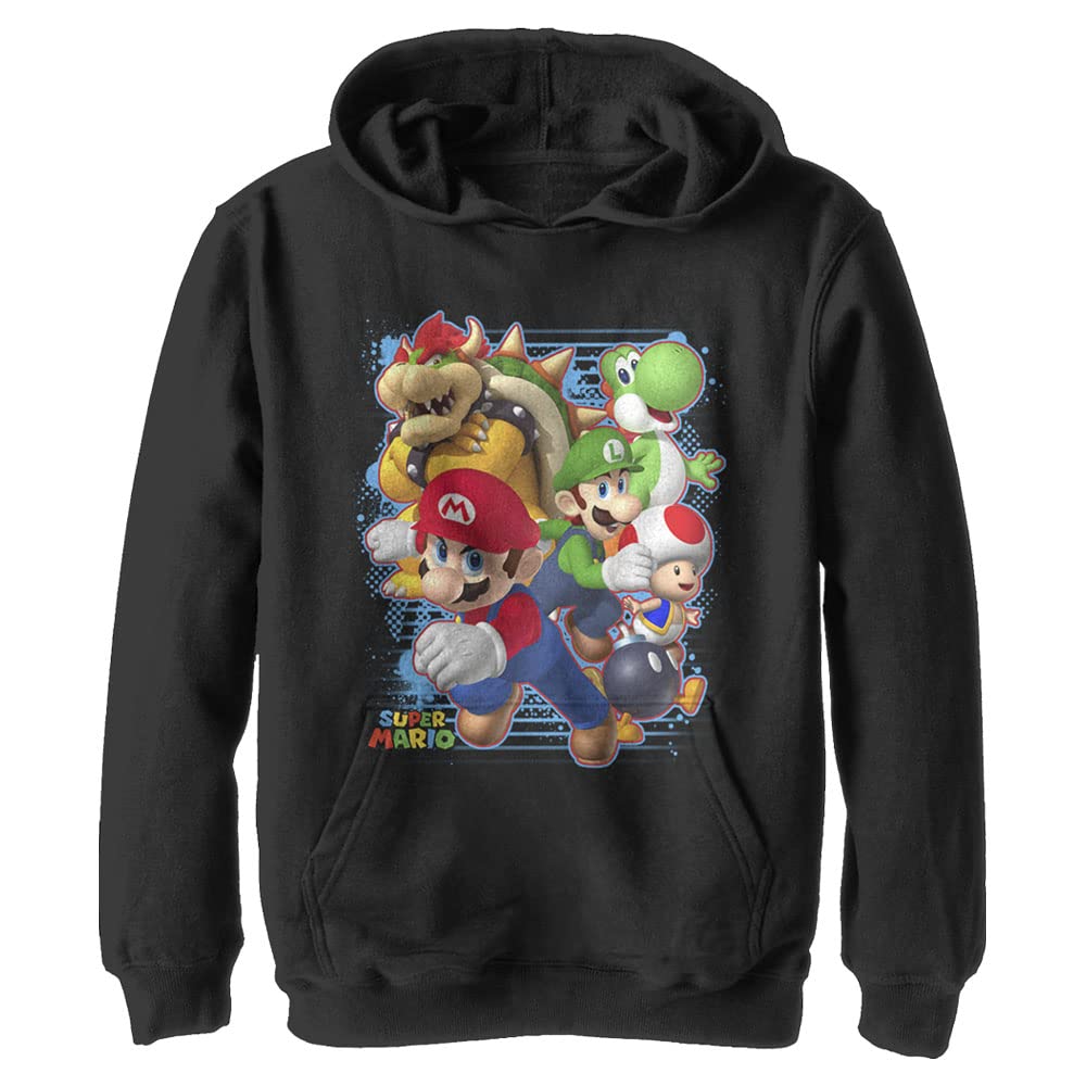Nintendo Blast out Comp Sudadera con Capucha Unisex niños