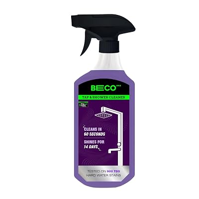 Beco Max | Tap and Shower Cleaner - 500 ml | Descaler | Instantly Removes Limescale, Hard Water stains | Cleans in 60 se