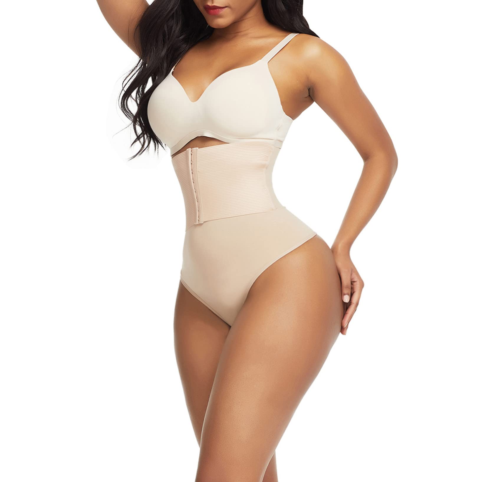 LXMQEF Perizoma da Allenamento a Vita Alta per Donna, Sollevatore di Glutei, Slip, Corpo, Pancia, Controllo Dimagrante, Corsetto Modellante