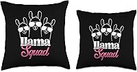 Vista 3 de Funny Llama Squad Funny Llamas Sunglasses Gift Squad Divertidas gafas de sol Almohada para fanáticos de llamas, 18 x 18, multicolor