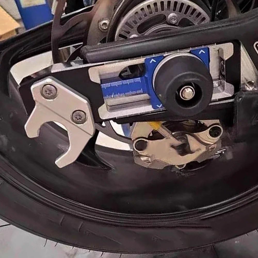 Ajusteur de Chaîne Curseurs de tendeur de chaîne d'essieu arrière, adaptés à la BMW S1000RR S1000R S1000XR M1000R S 1000 RR R XR Tendeur de Chaîne de Réglage de