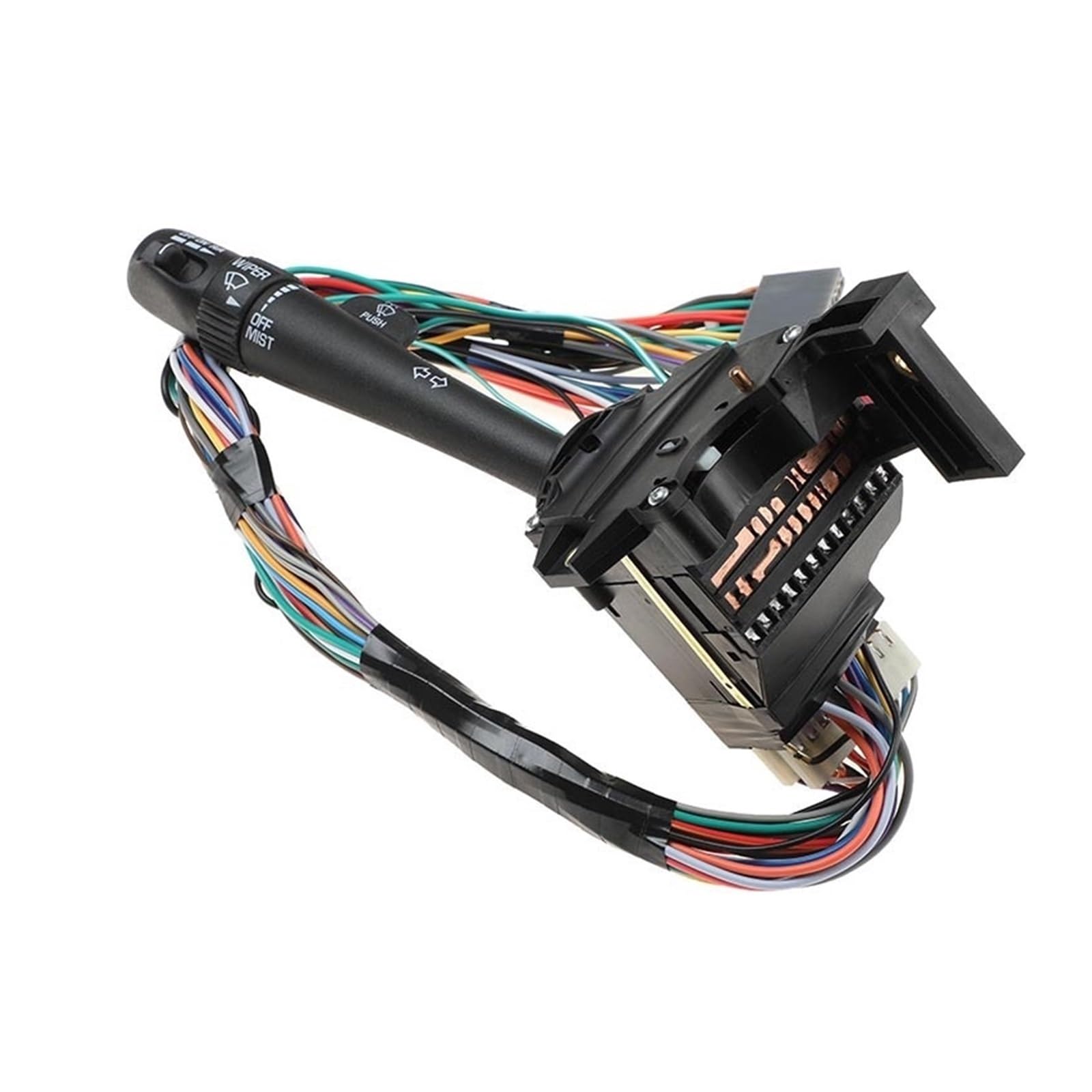 NEGRO Palanca de señal de giro del brazo del limpiaparabrisas compatible con el interruptor for GMC, GM, 26010837 26062270 26083635 interruptor de combinación multifunción Palanca de intermitentes del