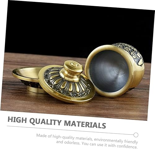 Miniatura 3 de Taza de agua bendita tibetana para decoración del hogar, cuenco decorativo de atención plena, cuencos de altar, tazas de cerámica budista, taza de