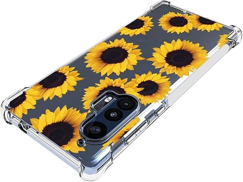 Miniatura 11 de Funda para Moto Edge Plus/Motorola Edge+ XT2061 Linda funda, transparente y flexible parachoques TPU suave goma silicona funda para teléfono