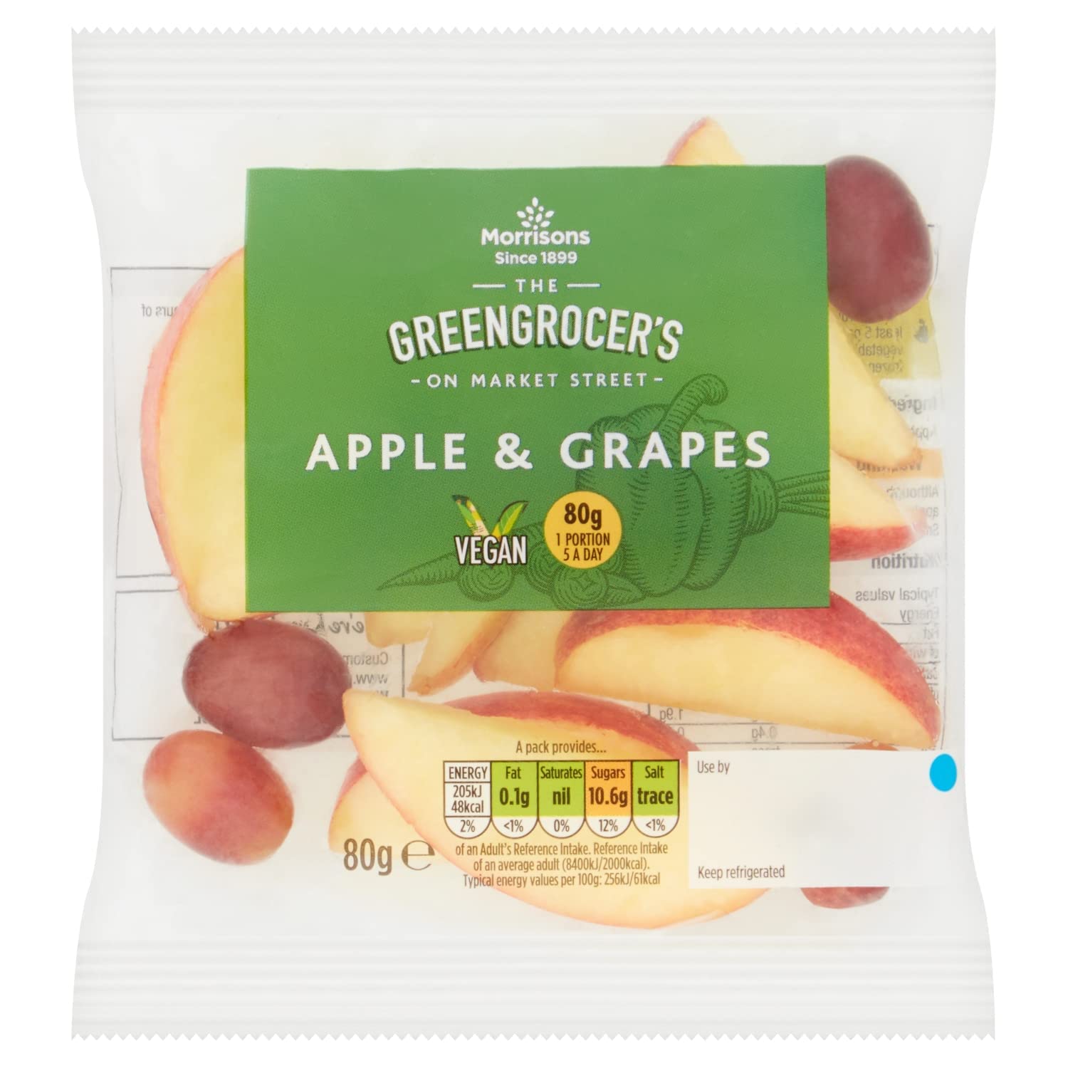 Morrisons Market St Apple & Grapes, 80g