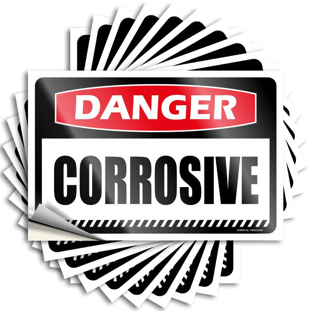 New Decal Durable Hard | Danger Corrosive Southern Self Adhesive Sticker for Mom DIY(6X9CM)