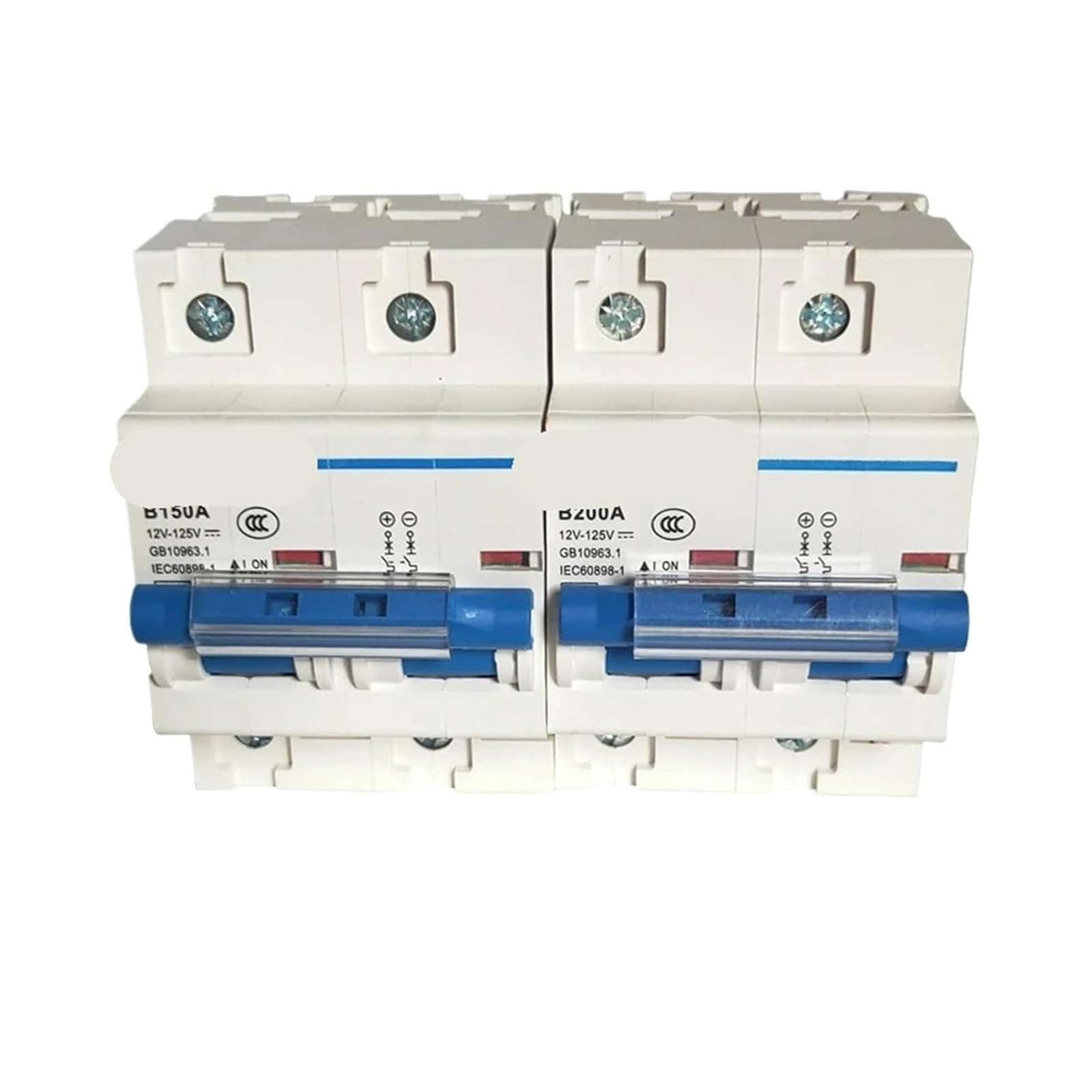 Anwendbar auf 2P DC-Leistungsschalter 100 A 125 A 150 A 200 A 250 A 12/24/48/120 V Zelle elektrischer Motorrad-Luftschalter-Überlastschutz .0809