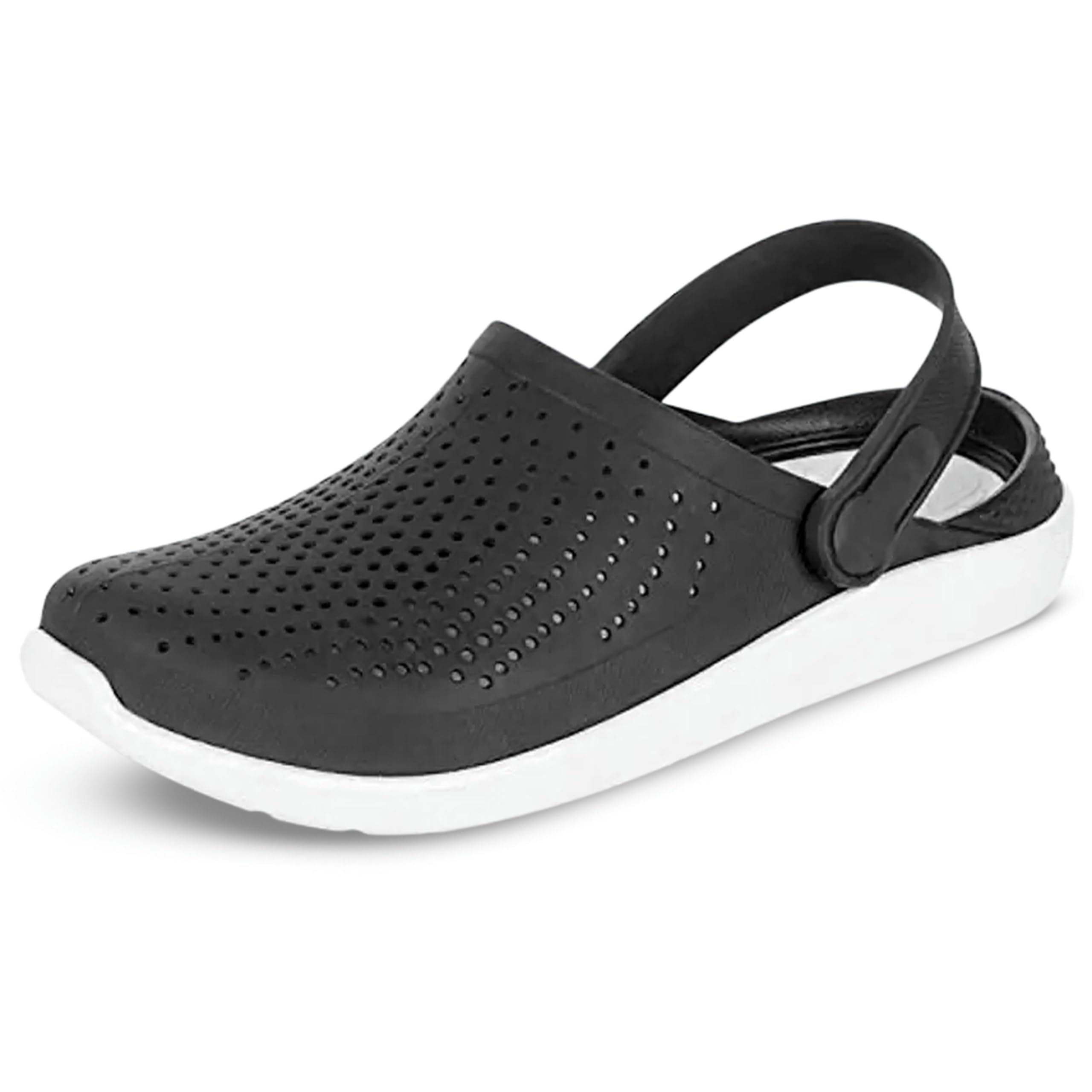 Keneye Mens Stylish Rubber Clog and Mules Sandals Comfortable Slip-On Footwear for Every Occasion Black UK/in-7 (B0CK65HQGW) Amazon Price History, Amazon Price Tracker