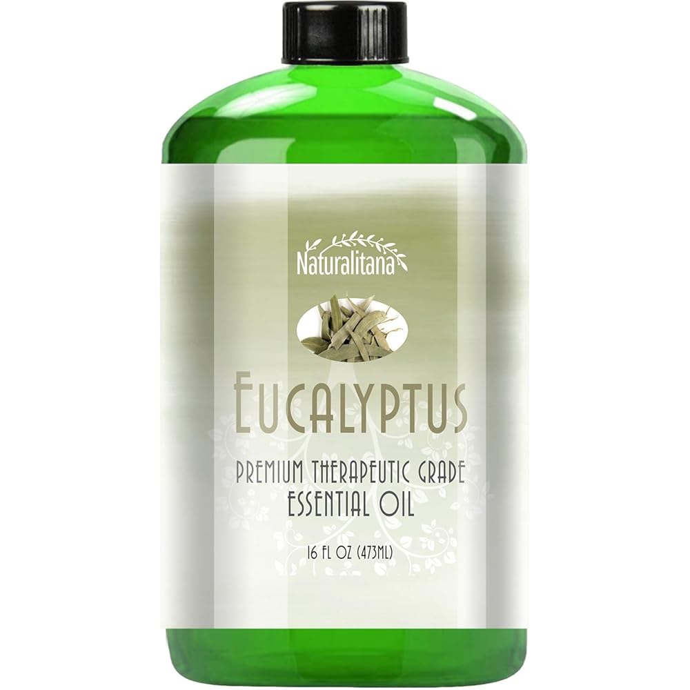 Naturalitana Eucalyptus Essential Oil 16 oz, Therapeutic Grade - Essential Oil for Diffuser, Humidifier, Bath Bombs, Soap & Candle Making
