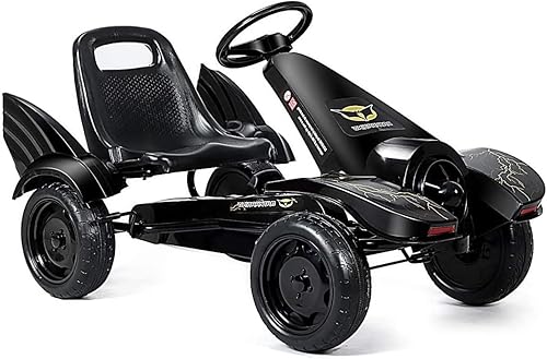GLACER Pedal Go Kart para niños, coche de juguete con pedal para niños, 4 ruedas para interiores y exteriores, con asiento ajustable, pedal de pie, disponible en Yaxa Colombia