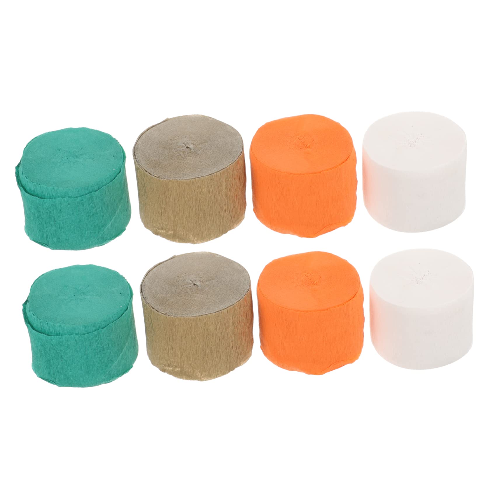 PRETYZOOM Rollos De Papel Crepé Para Decoración De Serpentinas De Cumpleaños Serpentinas De Papel Arrugado Serpentinas De Papel Decorativas Papel Crepé Delicado De Accesorios