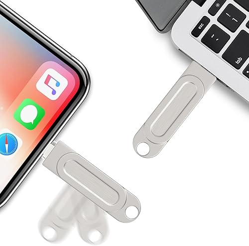 Miniatura 3 de Photo Stick de 512 GB para unidad flash de teléfono, memoria 4 en 1 para fotos y videos, memoria USB, almacenamiento externo compatible con