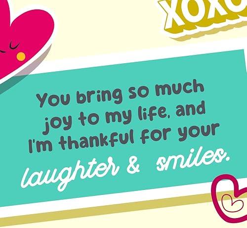 Miniatura 7 de Tarjeta de San Valentín para nieta Prime Greetings fabricada en Estados Unidos respetuosa con el medio ambiente tarjeta gruesa con sobre de alta