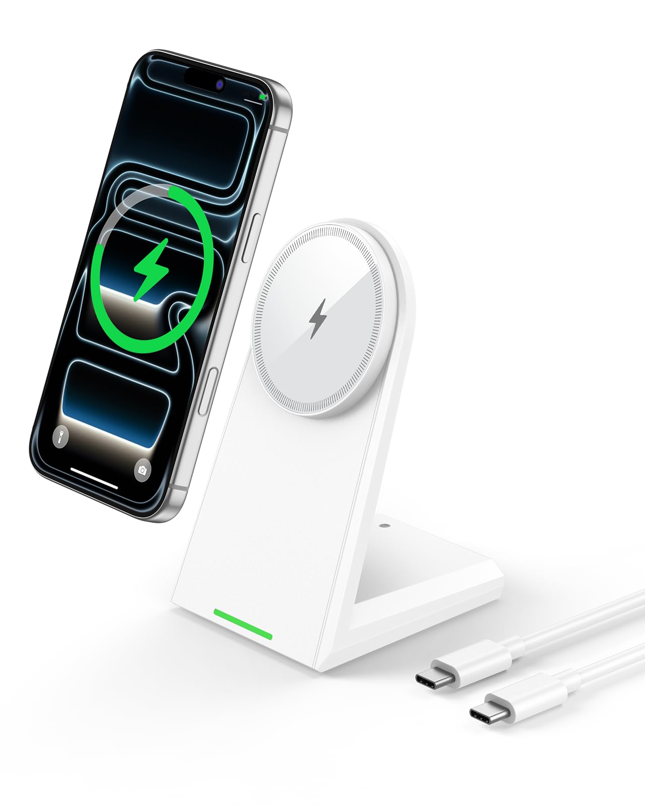 マグネット式ワイヤレス充電器 Amazon.co.jp: 【熱くならない】NANAMI マグネット式 ワイヤレス充電器