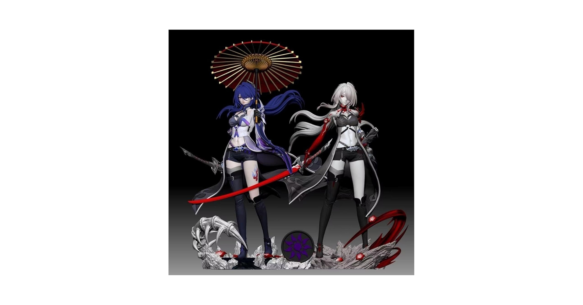 崩壊スターレイル　雷電忘川守芽衣 黄泉 　フィギュア 2体セット 崩壊スターレイル 雷電忘川守芽衣 黄泉 フィギュア 2体セット