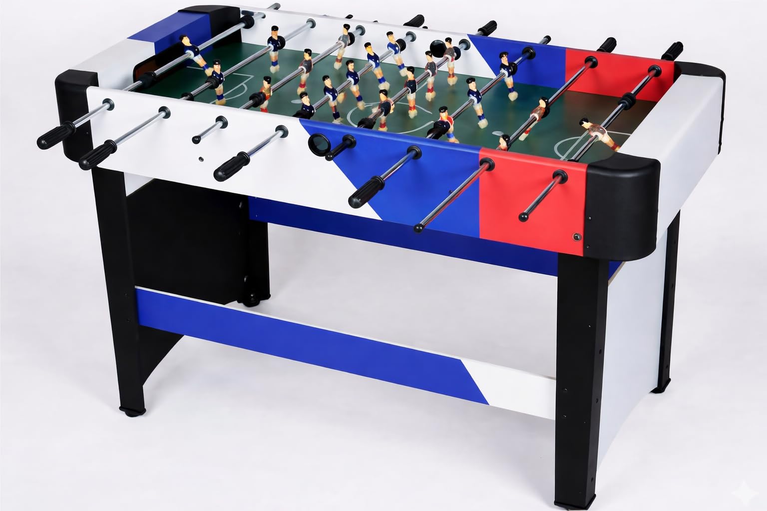 IRIS 48-Inch Soccer Foosball Table for Kids & Adults – Heavy Duty Indoor Arcade Game, Sturdy Construction with Smooth Rods & Score Counter