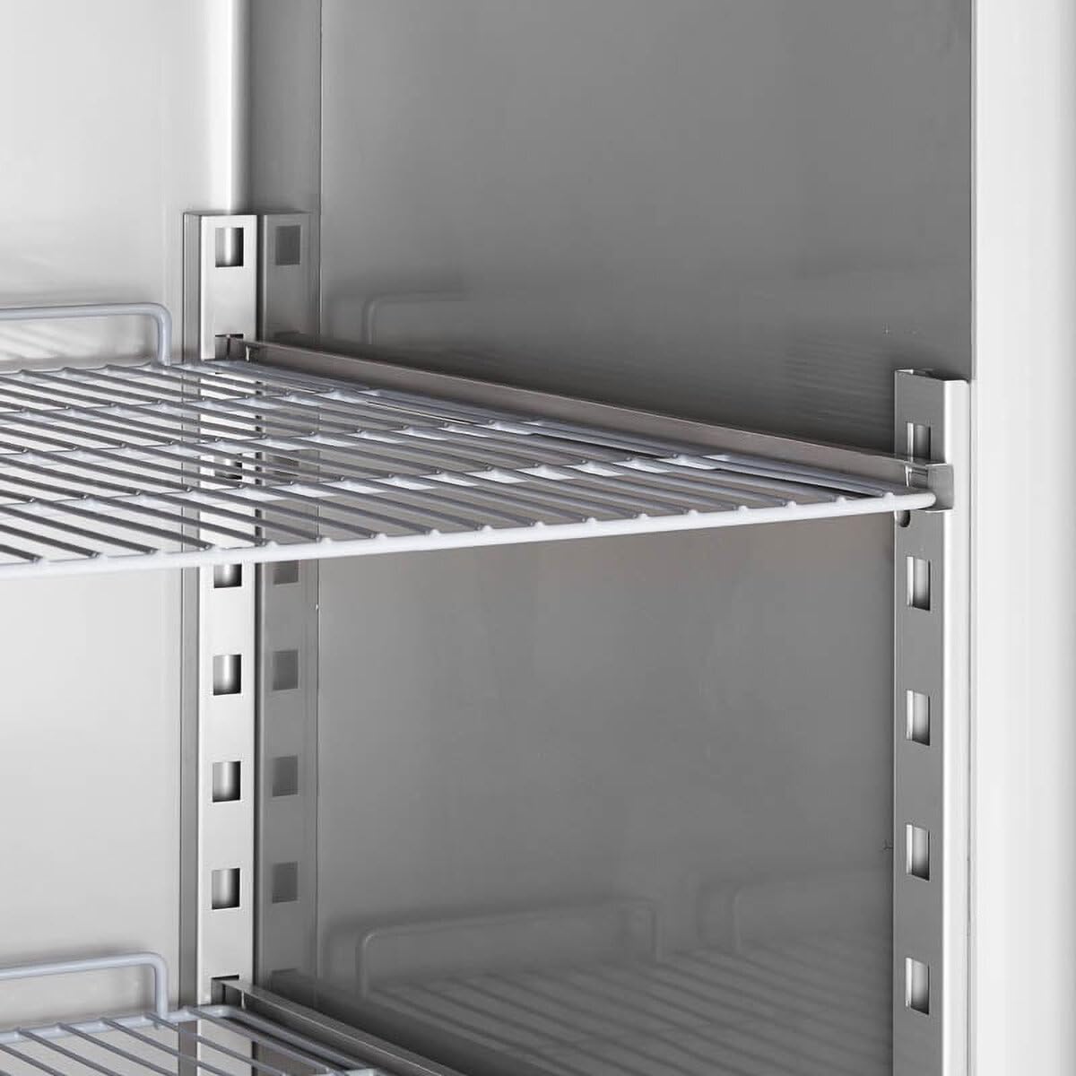 GastroHero SNACKH400BTV 429 Litre Stainless Steel Freezer GN 1/1 Compatible with Digital Thermostat for Catering and Large Kitchen