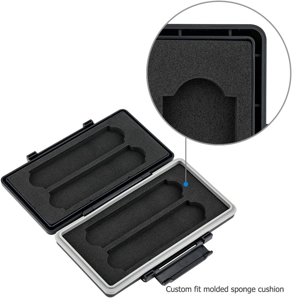 Hard ABS + EVA：Hard ABS M.2 SSD Card case with EVA PU M.2 SSD Card case