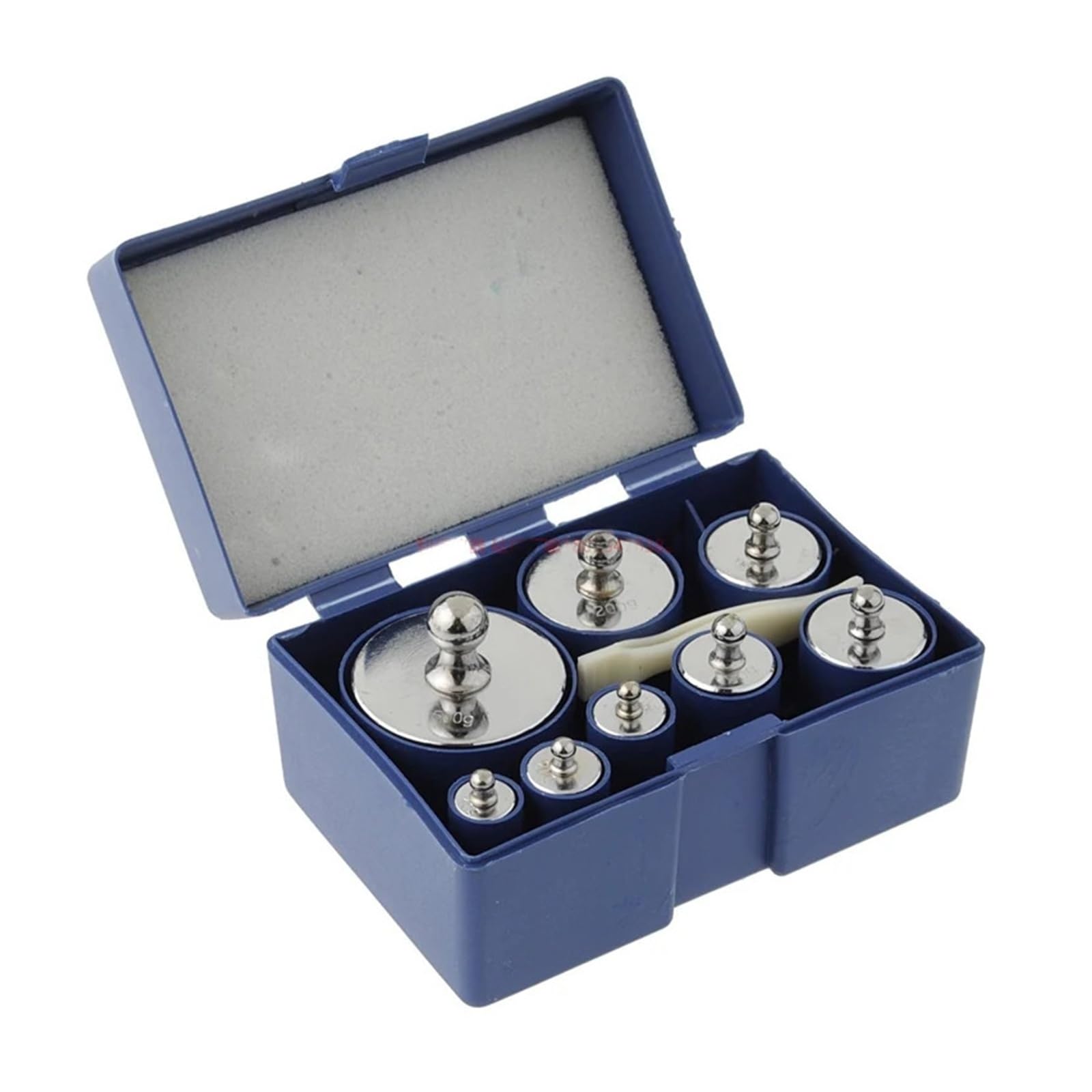 Set di Pesi di calibrazione da 1 kg (10/20/50/100/200/500 g) per bilance digitali, bilance per Gioielli e bilance da 1000 g (Set da 1010 g)
