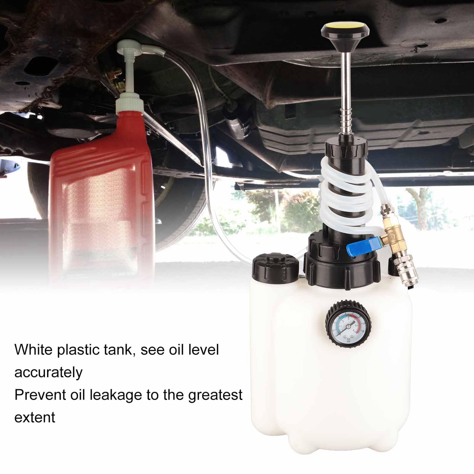 Sonew Bomba de Transferencia de Fluidos de 3 L con 8 Adaptadores ATF Ideal para Refrigerante Aceite de Motor y Fluido de Direcci n Asistida F CIL Eficiente y Confiable