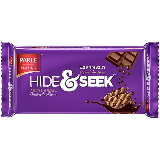 Parle Platina Hide & Seek Chocolate Chip Cookies 350g / 400g /412.5g (Weight May Vary)