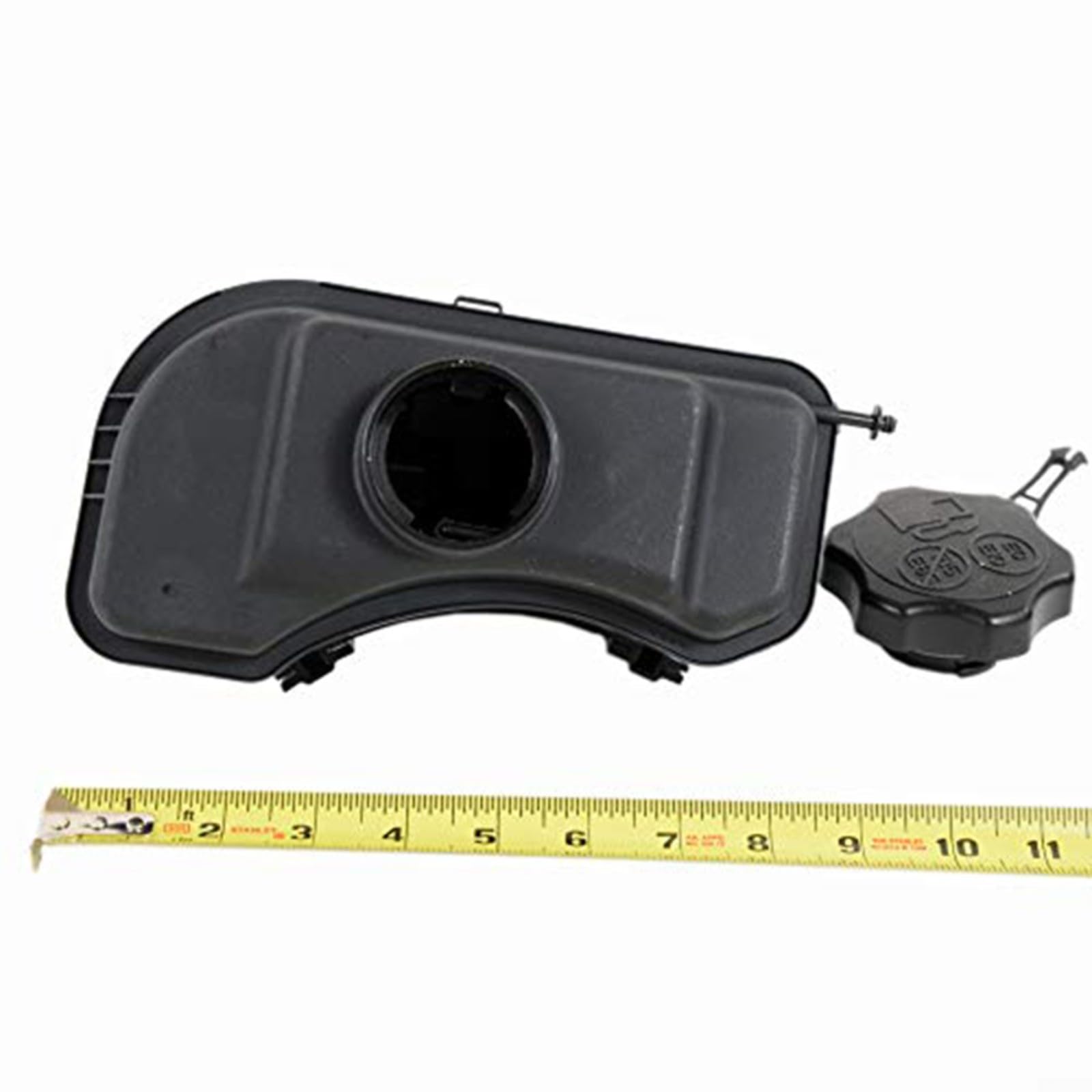 Garden Equipment 594112 - Kit di ricambio per serbatoio carburante con coperchio per parti motore tosaerba, nero