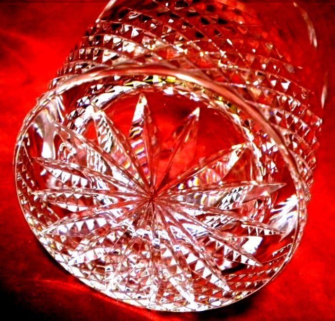 希少品☆HOYA ホヤクリスタル オンザロックグラス（切子、江戸切子