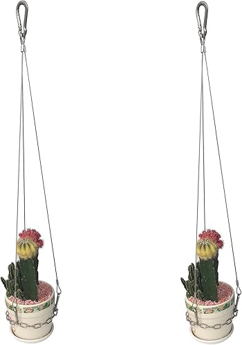 Cadenas de cuerda para colgar de acero inoxidable 304 para plantas, cadenas de cesta de macetas, cadenas de repuesto de 3 puntos para linternas,