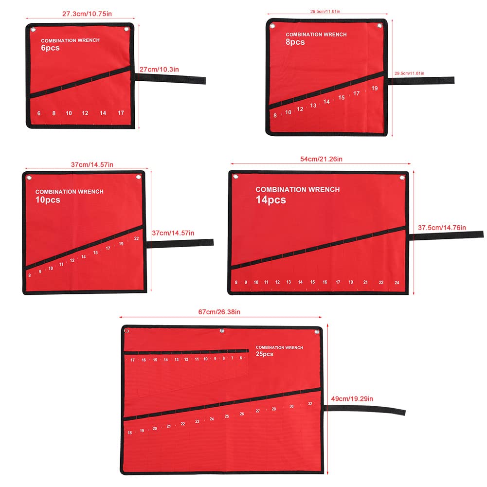 Oprolbare gereedschapstas - multifunctionele canvas