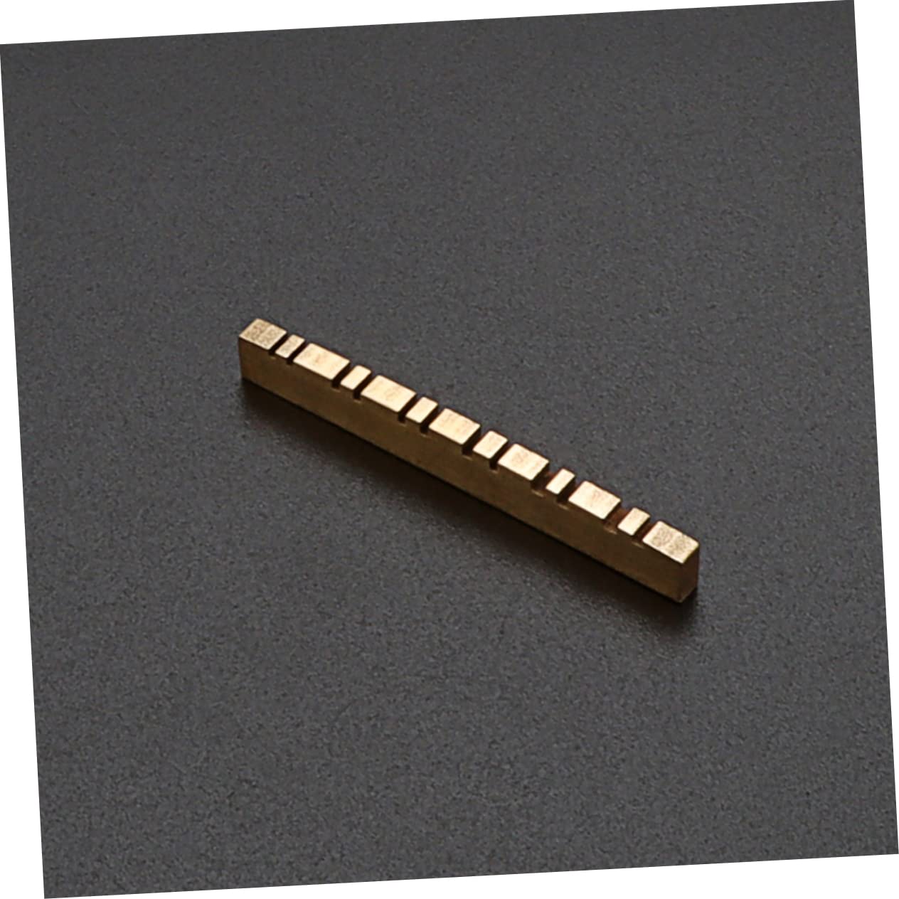 COSMEVIVI 12 String Guitar Nut for Classical Mandolin Brass Material Professional Sound Enhancement