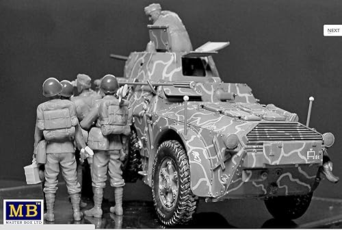 Miniatura 7 de Master Box MB35144 - Kit de modelo para hombre militar italiano, era de la Segunda Guerra Mundial