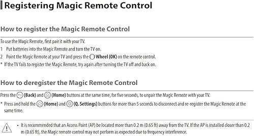 Miniatura 5 de Control remoto de TV de voz de repuesto para LG OLED Evo C2 Series OLED55C2PUA 55", OLED65C2PUA 65" 4k Smart TV (2022)