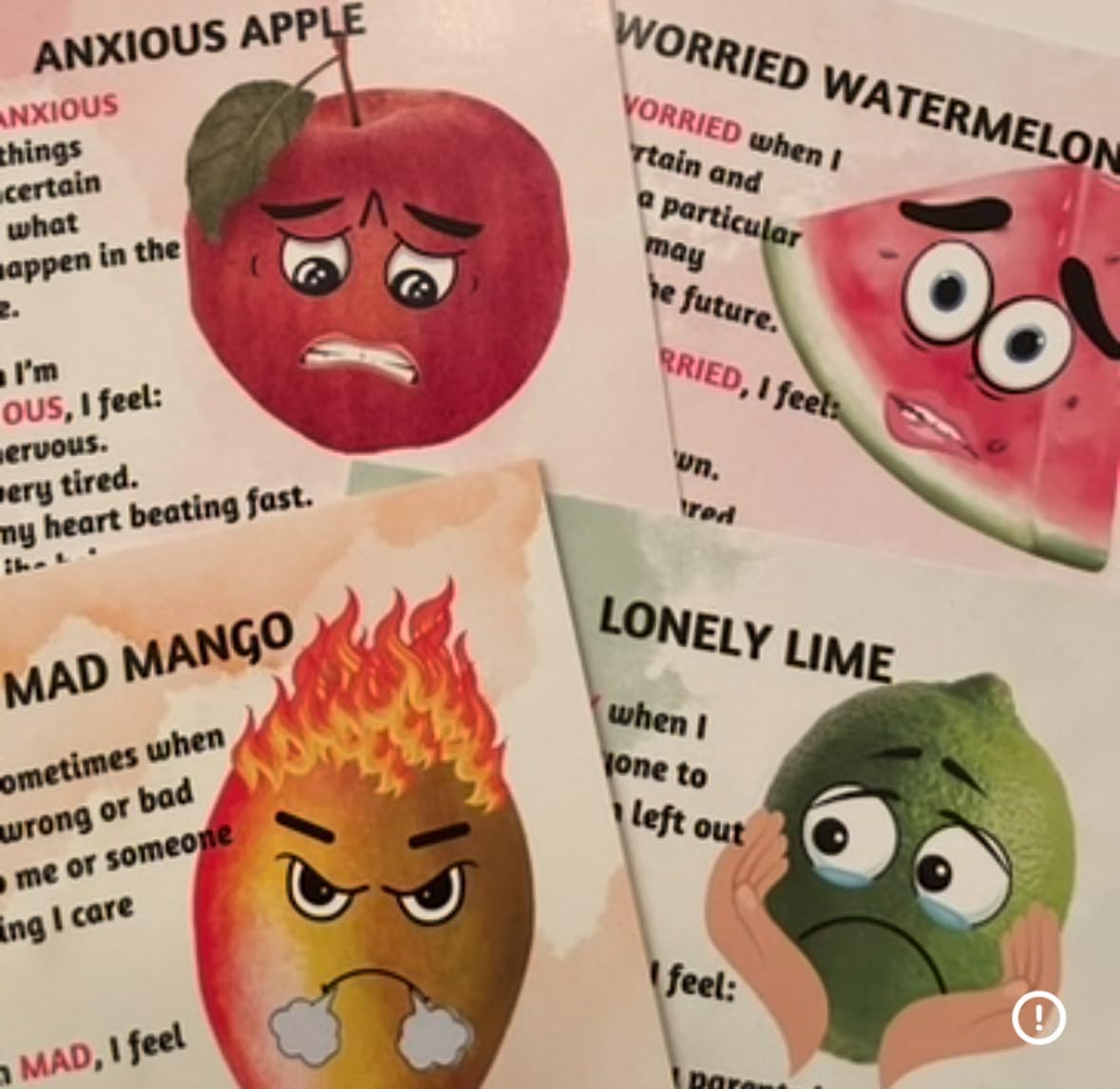 Fruitful Feelings Card Decks for Kids