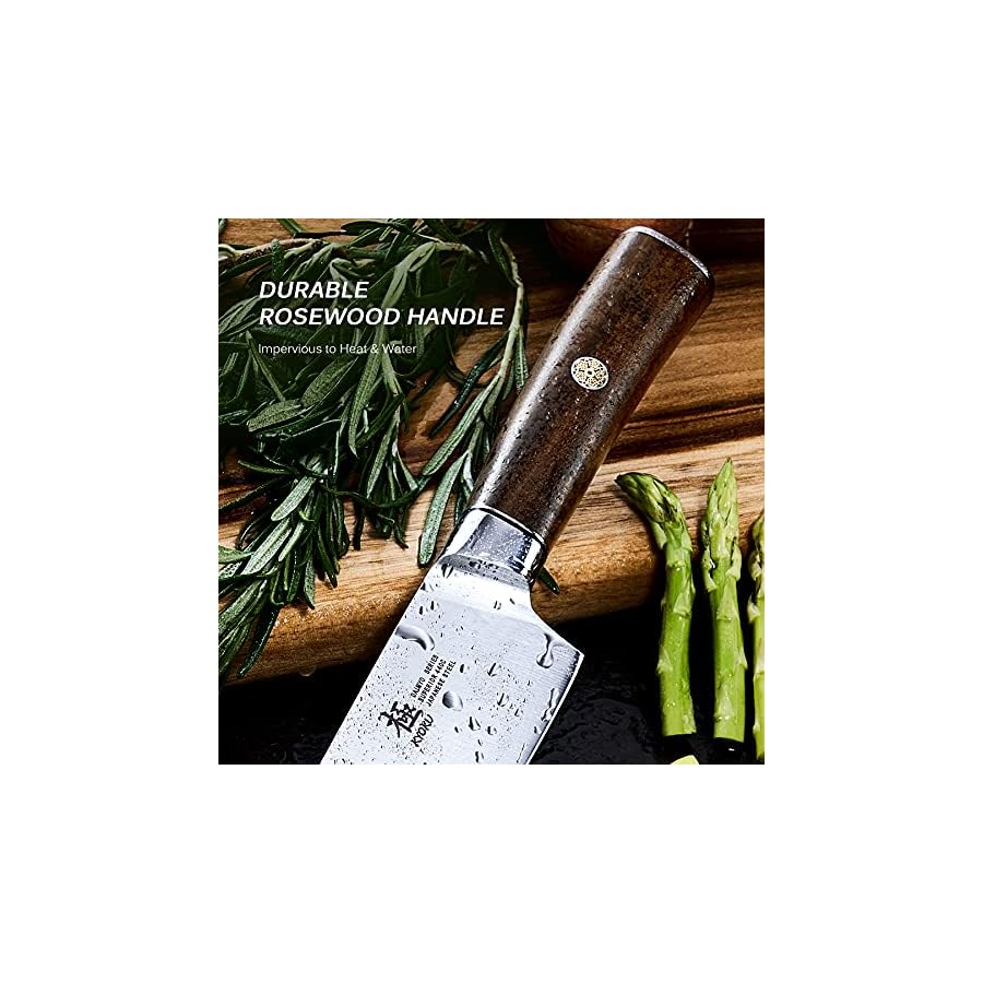 KYOKU-8-Inch-Chef-Knife-Daimyo-Series-Professional-Chefs-Knife-with-Ergonomic-Rosewood-Handle-and-Mosaic-Pin-Japanese-440C-Stainless-Steel-Kitchen-Knife-with-Sheath-and-Case KYOKU 8 Inch Chef Knife - Daimyo Series - Professional Chef's Knife with Ergonomic Rosewood Handle and Mosaic Pin - Japanese 440C Stainless Steel Kitchen Knife with Sheath and Case