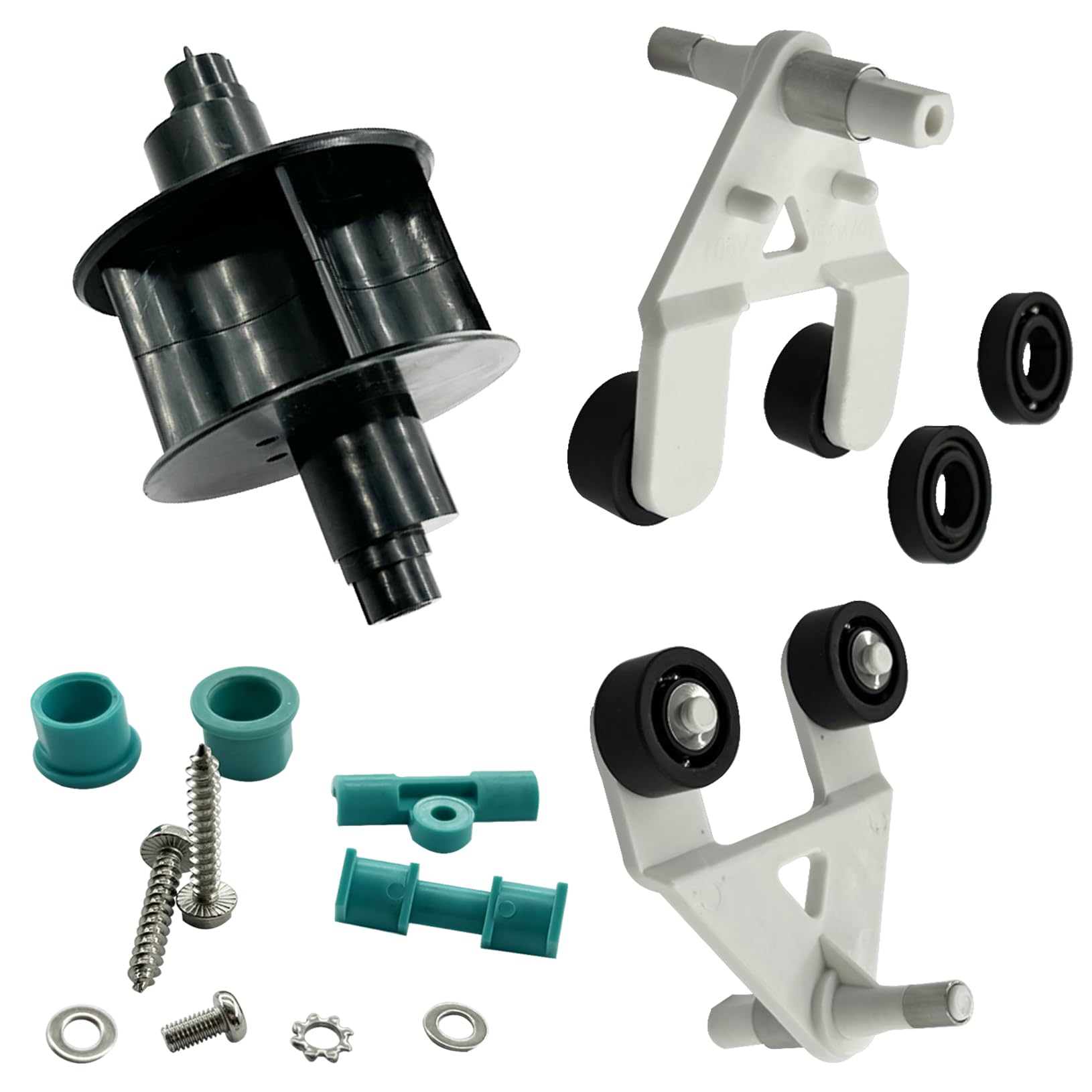 AXV621DAT - Kit de turbina universal de repuesto para aspiradora de piscina AXV036BP AXV601CAT AXV601DAT (con rodamiento)