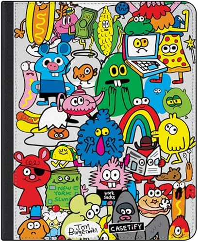 Miniatura 1 de CASETiFY Funda Impact Folio para iPad Pro de 12.9" (2020,2021) - Fun Friends de Jon Burgerman