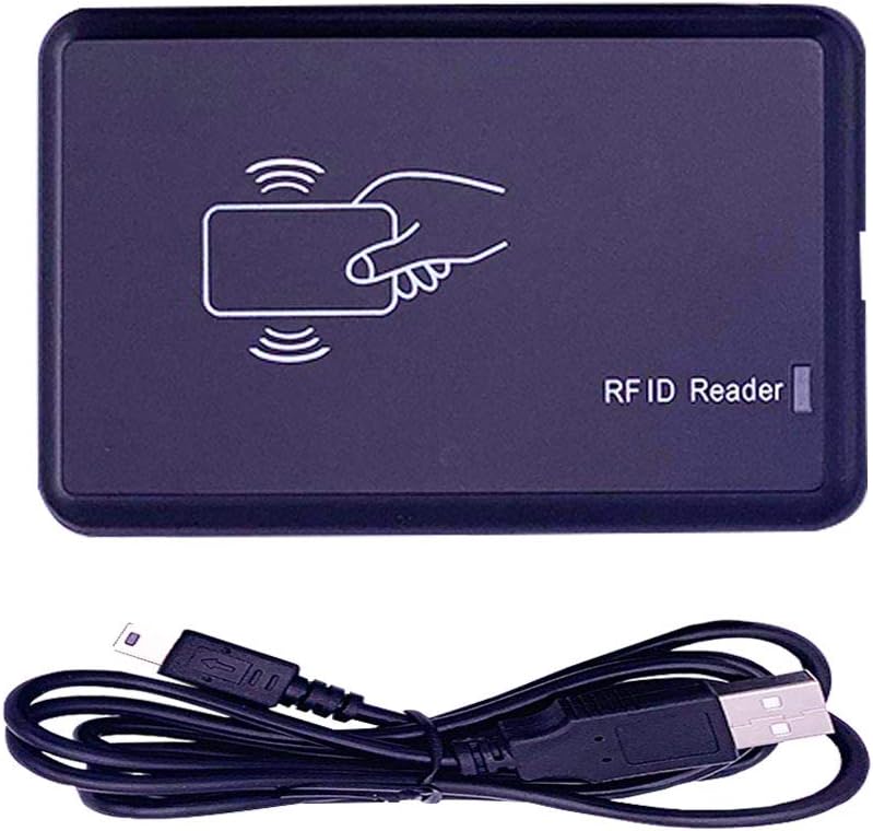 RFID Reader Writer Mifare Reader Writer 14443A USB Reader for Android Linux iOS Winx,Outputs Configable, Mifare Card Writer for Windows +3 Mifare Cards(Writer)