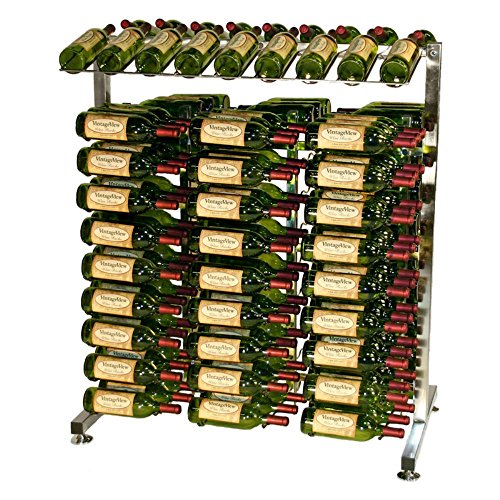 Soporte para botellas de vino independiente de pie 180 botellas