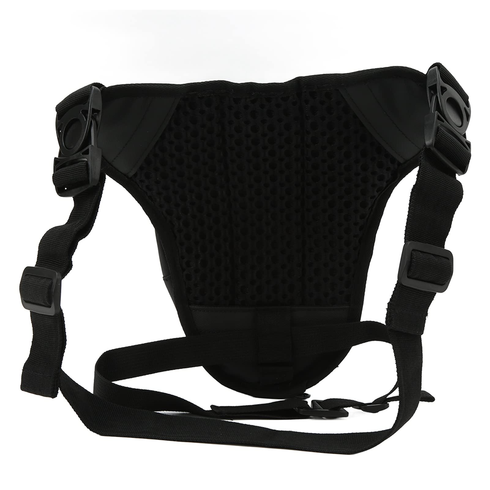 Sac de jambe réglable pour moto, sac de cuisse multifonction avec bande réfléchissante, sac banane étanche pour randonnée, voyage, pêche (gris)