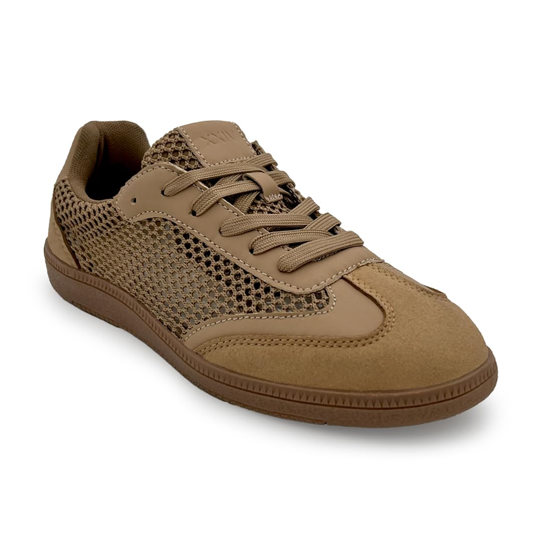 Zephyr Sneakers | Breathable Mesh | Pastel Peach | Wide Toe Box | Anti-Skid Rubberised TPR Outsole | Lightweight Comfort for Women-image-23