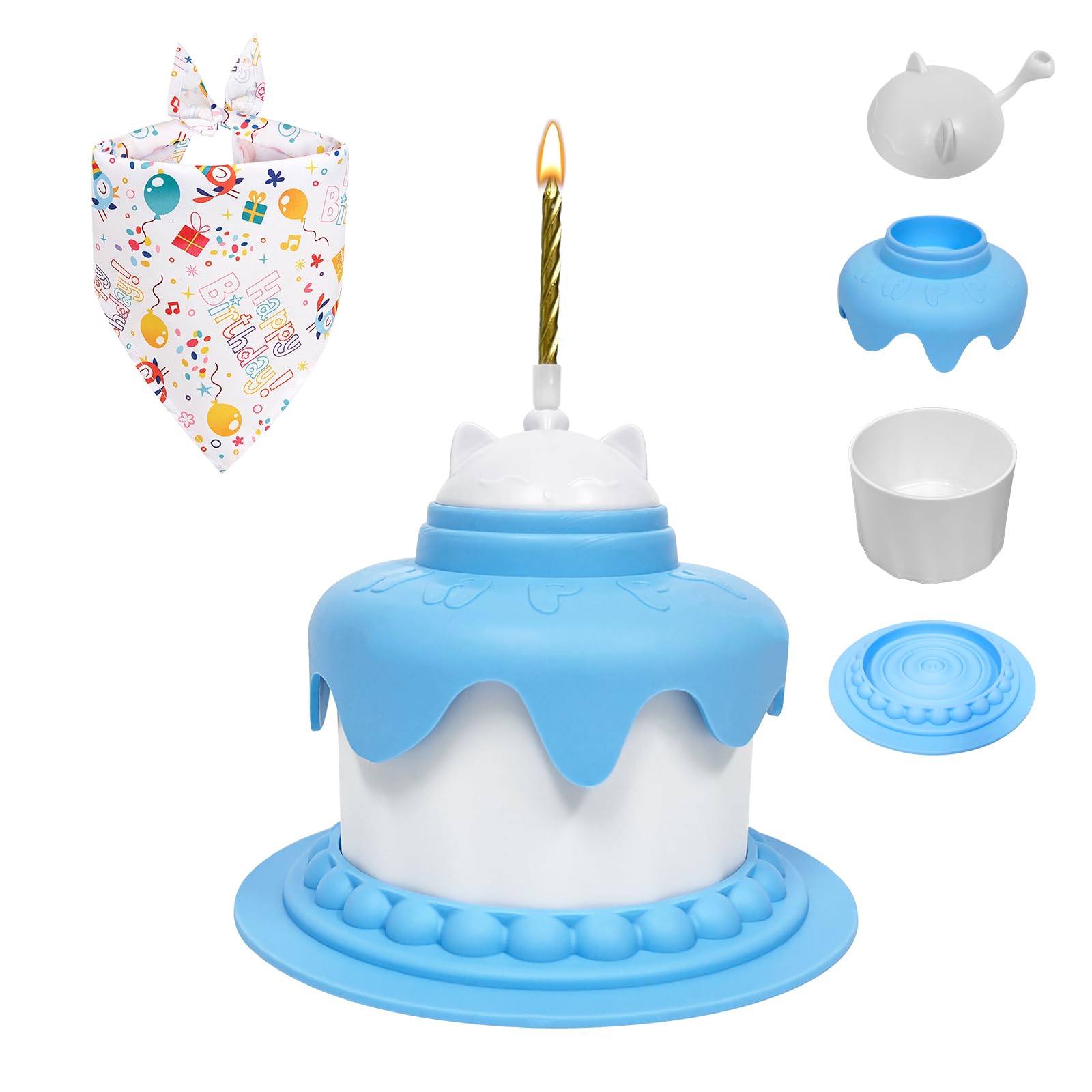 Amazon | Ddomijoy ペット誕生日飾り付け ネコ 猫 ペット用